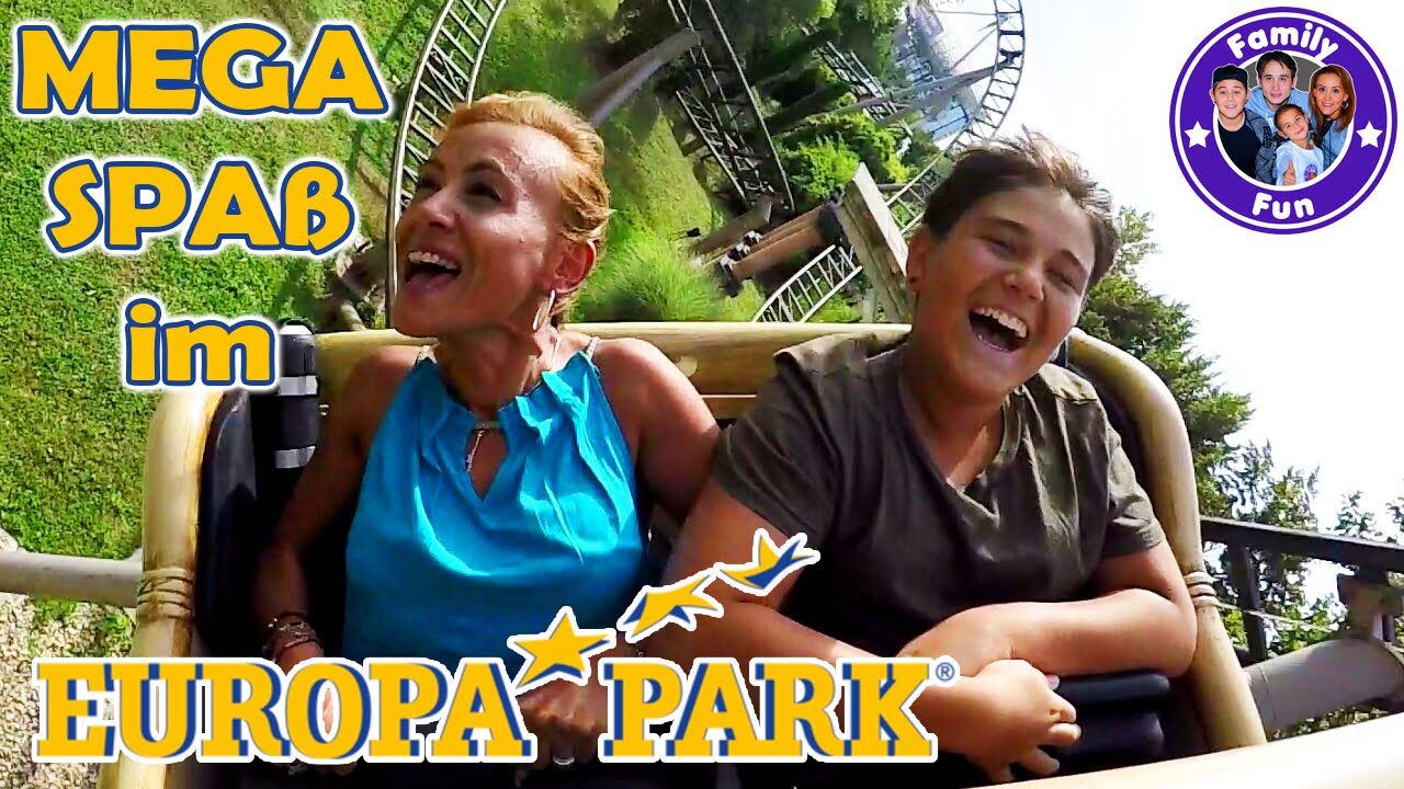 ACTION FUN EUROPA-PARK Mega Erlebnis Freizeitpark mit krassen Achterbahnen Attraktionen| FAMILY FUN
