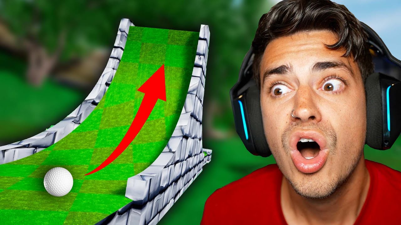 CRAZY HOLE-IN-ONE TRICK SHOT! (Golf It)