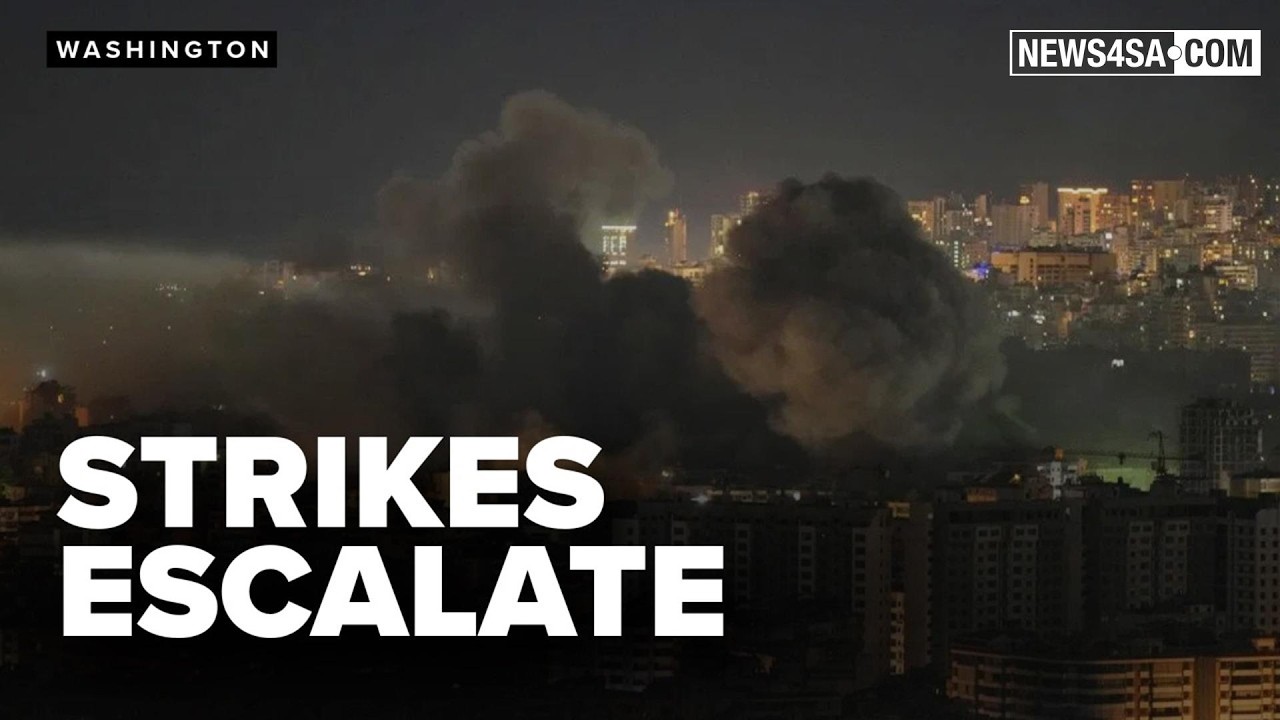 Israeli airstrikes hit Tehran and Beirut as US warns of escalation
