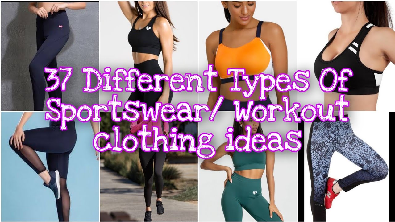 37 Different Types Of Sportswear/Workout clothing ideas for girls and women with name।।TG Chic।।