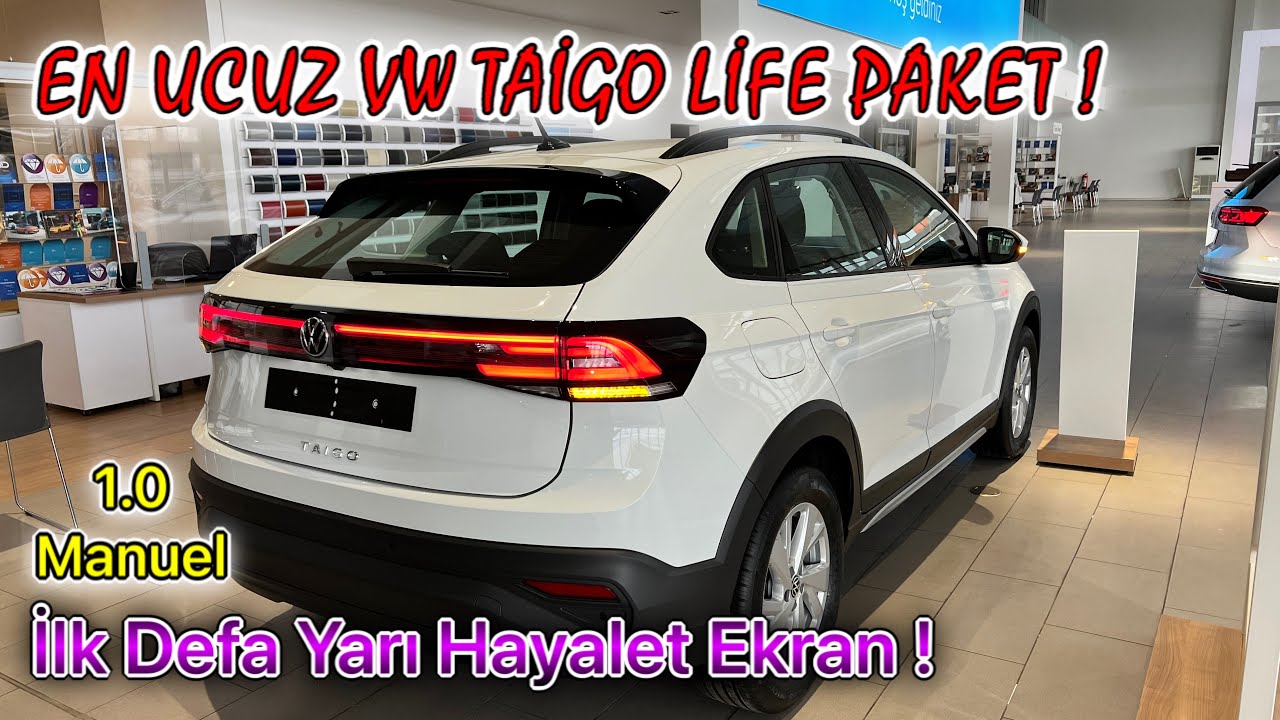EN BOŞ MANUEL 2022 YENİ VOLKSWAGEN TAİGO LİFE ! | UCUZ VW TAİGO YETERLİ Mİ ? | 1.0 TSI 95HP MANUEL