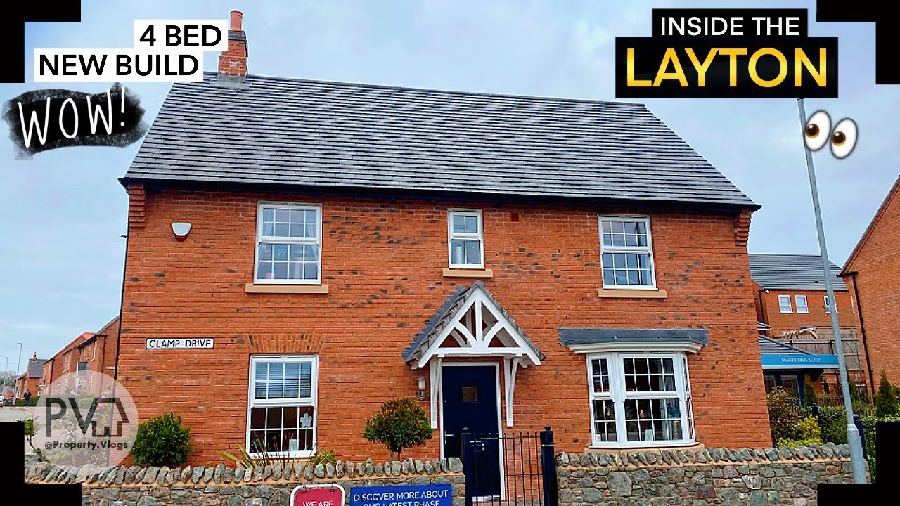 INSIDE a SUPERB😍 & SPACIOUS 4Bed Detached New Build | Touring The Layton Showhome David Wilson Homes