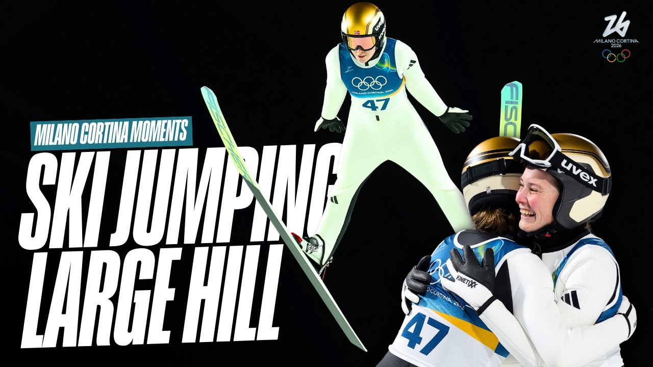 Flying for Gold ⛷️🥇| Ski Jumping Large Hill - Women's Final | Milano Cortina Moments