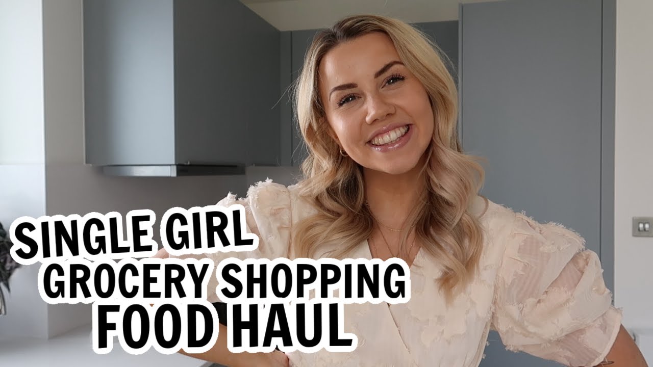 HEALTHY SINGLE GIRL GROCERY SHOP | FOOD SHOPPING HAUL UK | Copper Garden
