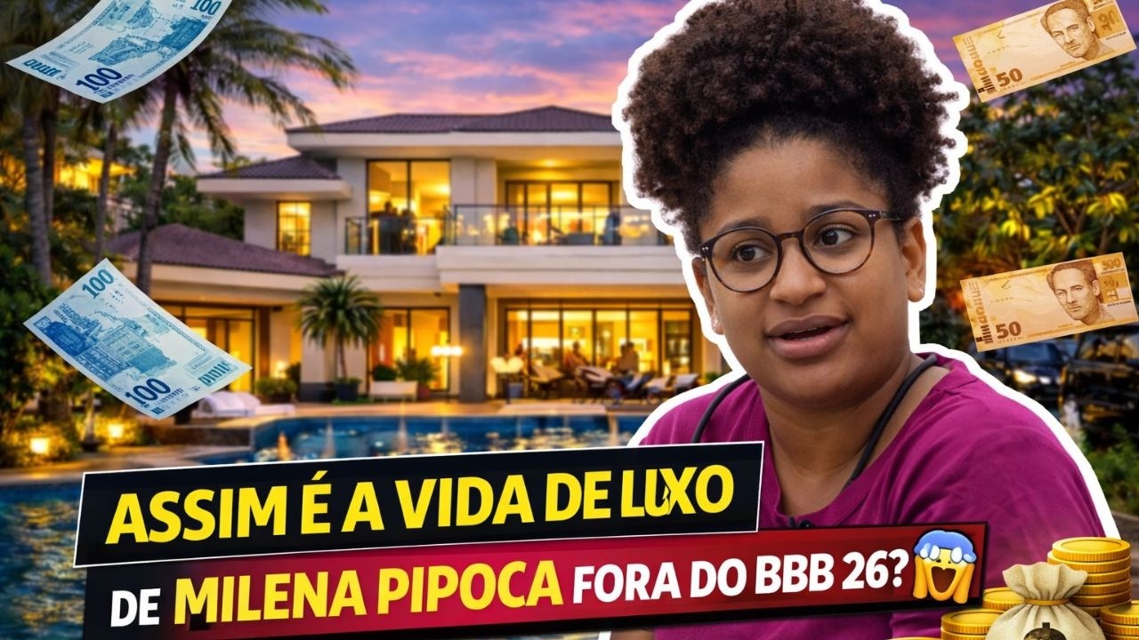 ESSA É A VIDA LUXUOSA DE MILENA LAGES, A EX-PIPOCA DO BBB 26 POLÊMICA