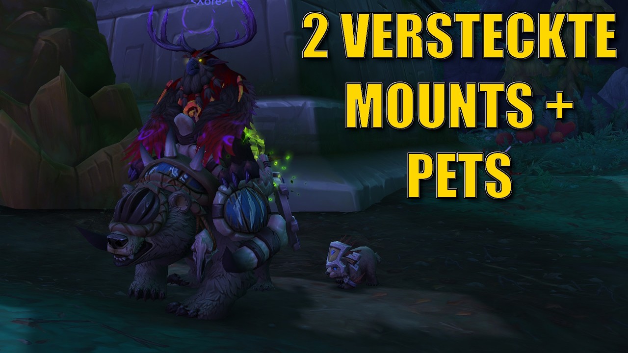 2 GEHEIME MOUNTS + 2 PETS in zehn Minuten! So bekommt ihr die Secret-Items in der neuen Ritualst&auml;tte