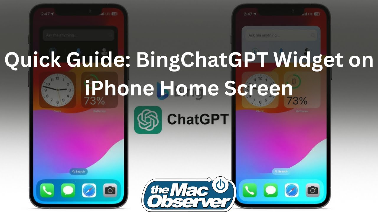 How to Use the Bing ChatGPT Widget on Your iPhone Home Screen