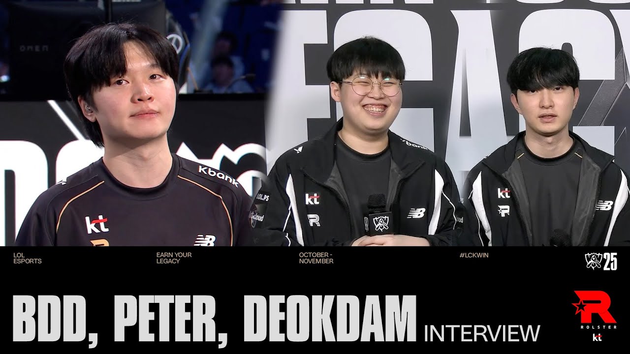 KT Bdd, Peter, deokdam 인터뷰 | 녹아웃 4강 Day1 | 2025 월드 챔피언십