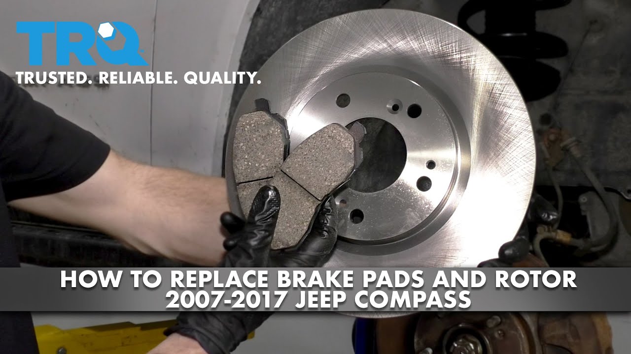 How To Replace Front Brake Pads & Rotor 2007-2017 Jeep Compass