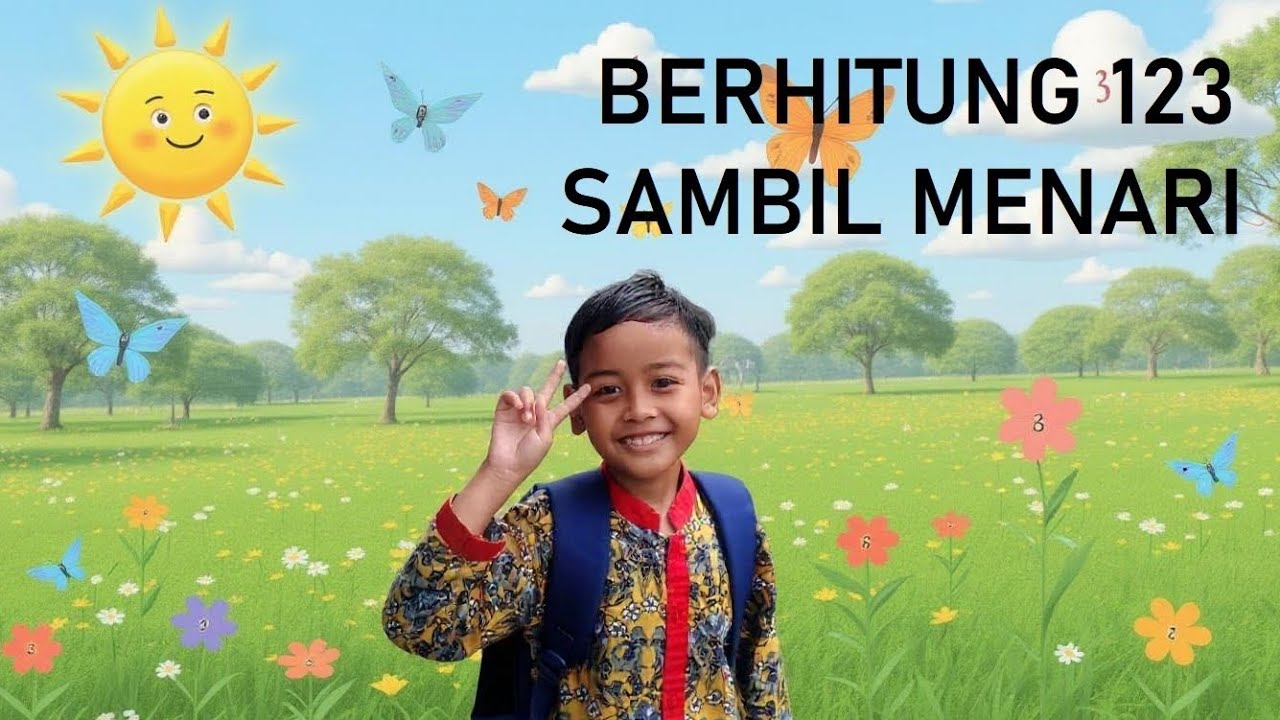 LAGU ANAK-ANAK  BERHITUNG SAMBIL MENARI LAGU ANAK INDONESIA HEBAT