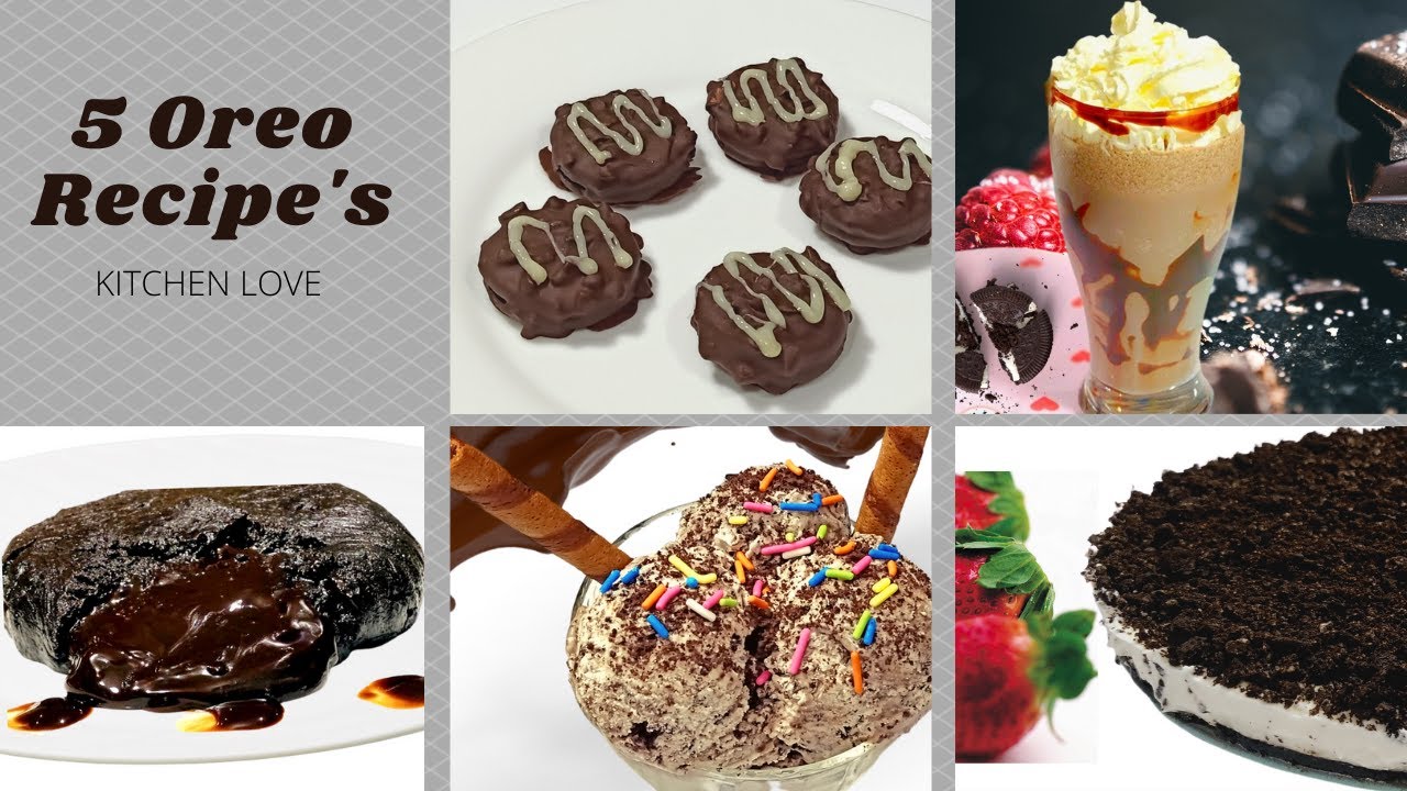 1 Packet Oreo 5 Unique Recipes Part - 1 | Oreo Recipes | Quick & Easy Oreo Desserts