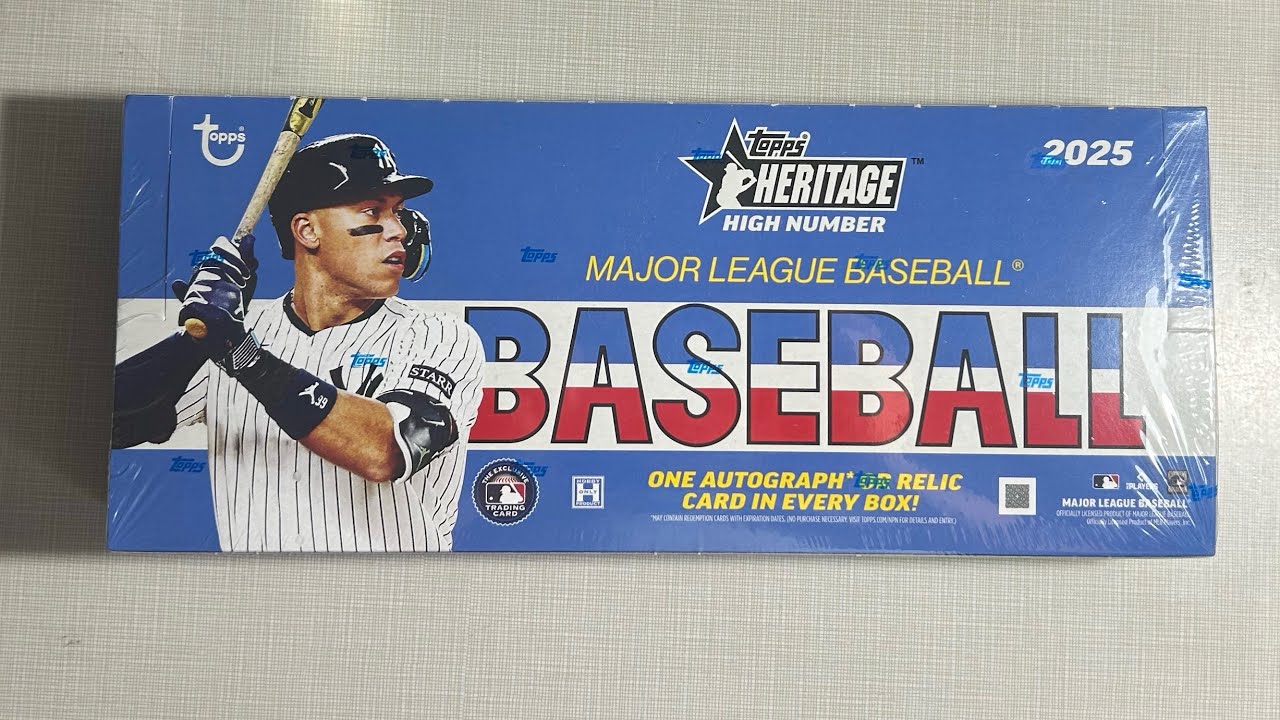 2025 Topps Heritage High Number Baseball Hobby Box Opening