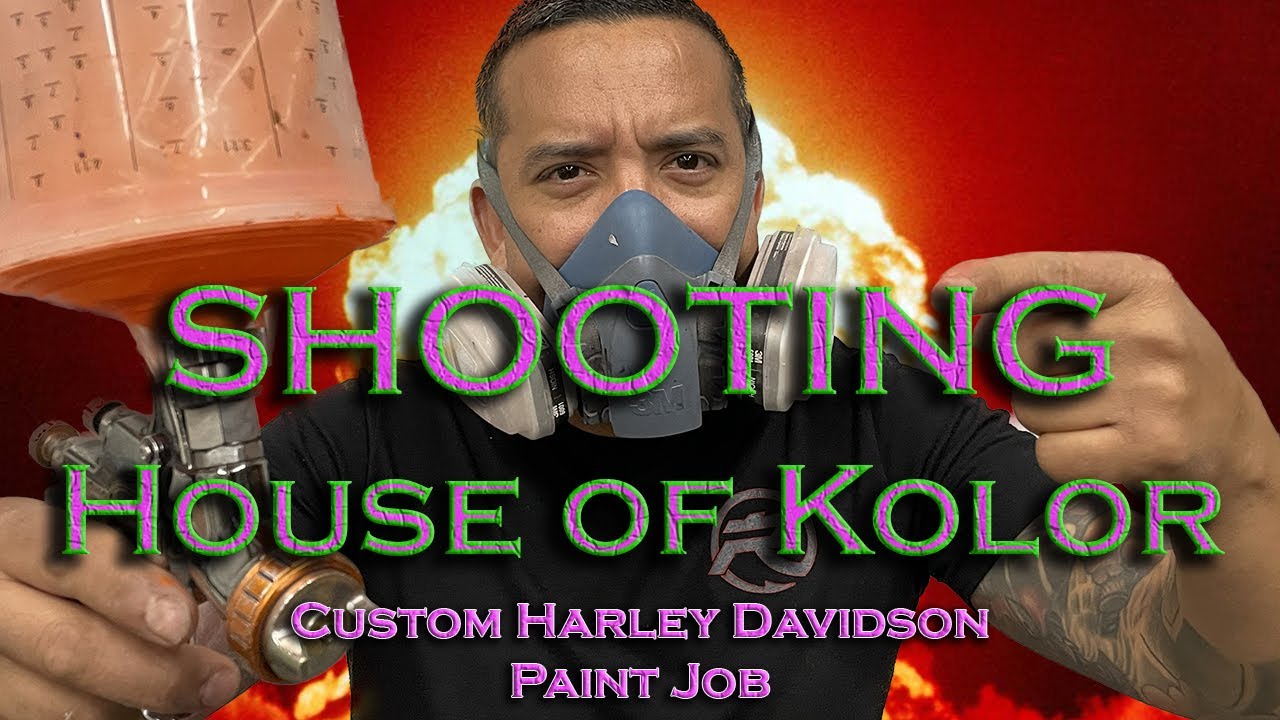 Shooting House of Kolor (кастомная покраска Harley Davidson) @HouseOfKolorHOK @BadDadcustommotorc...