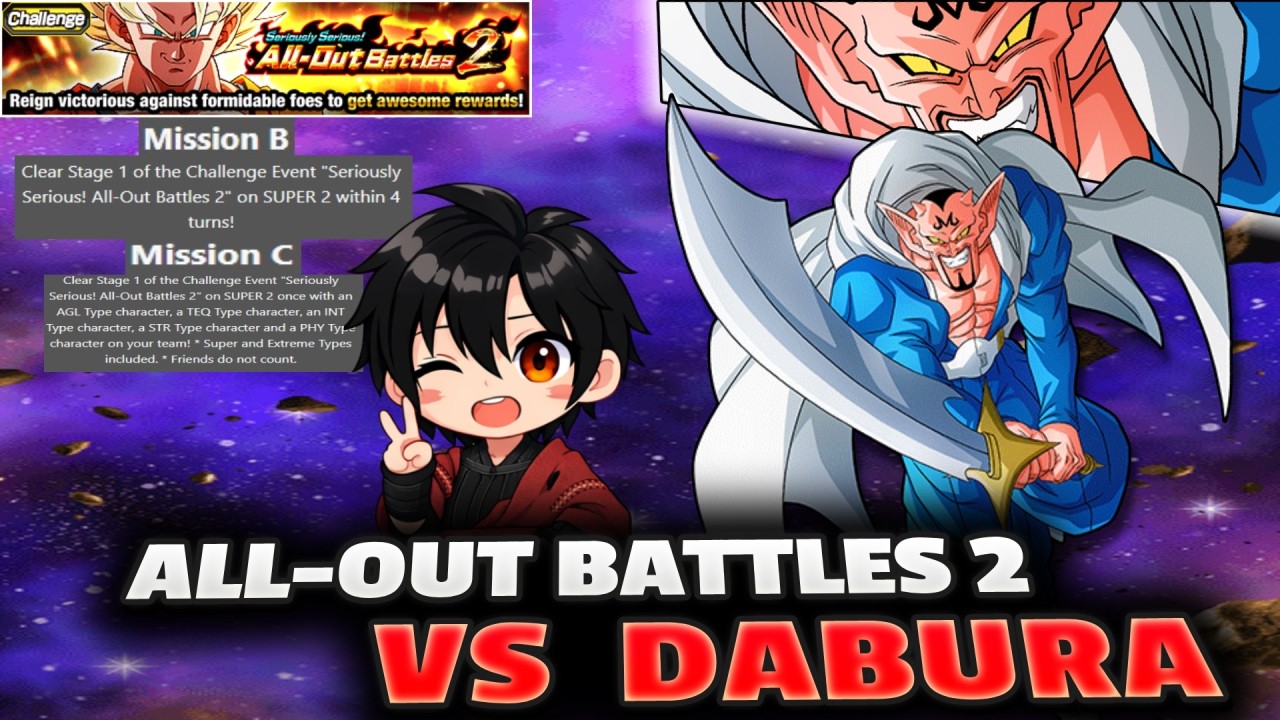 STAGE MOLTO TRANQUILLO😁ALL-OUT BATTLES STAGE 1 VS DABURA