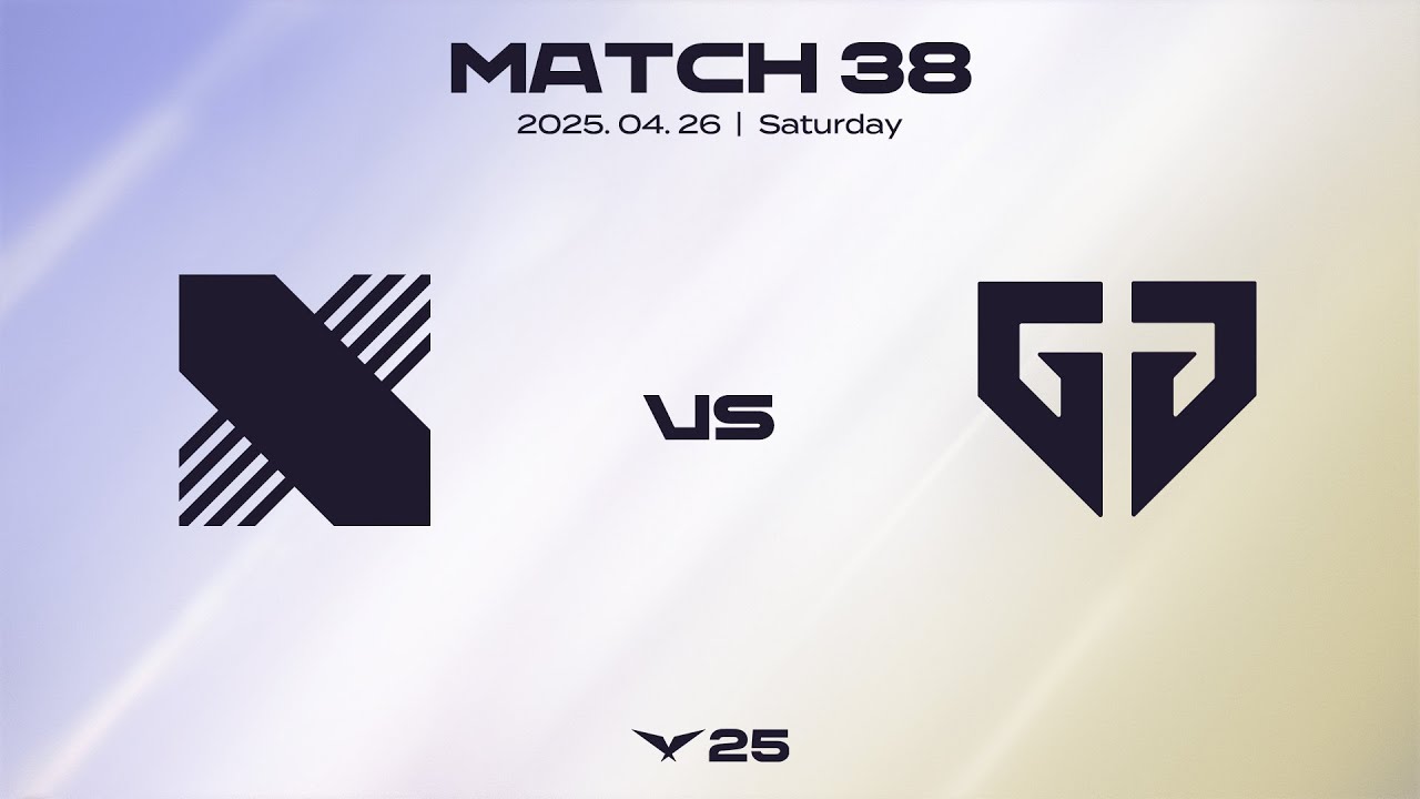DRX vs GEN | 매치 38 하이라이트 | 04.26 | 2025 LCK
