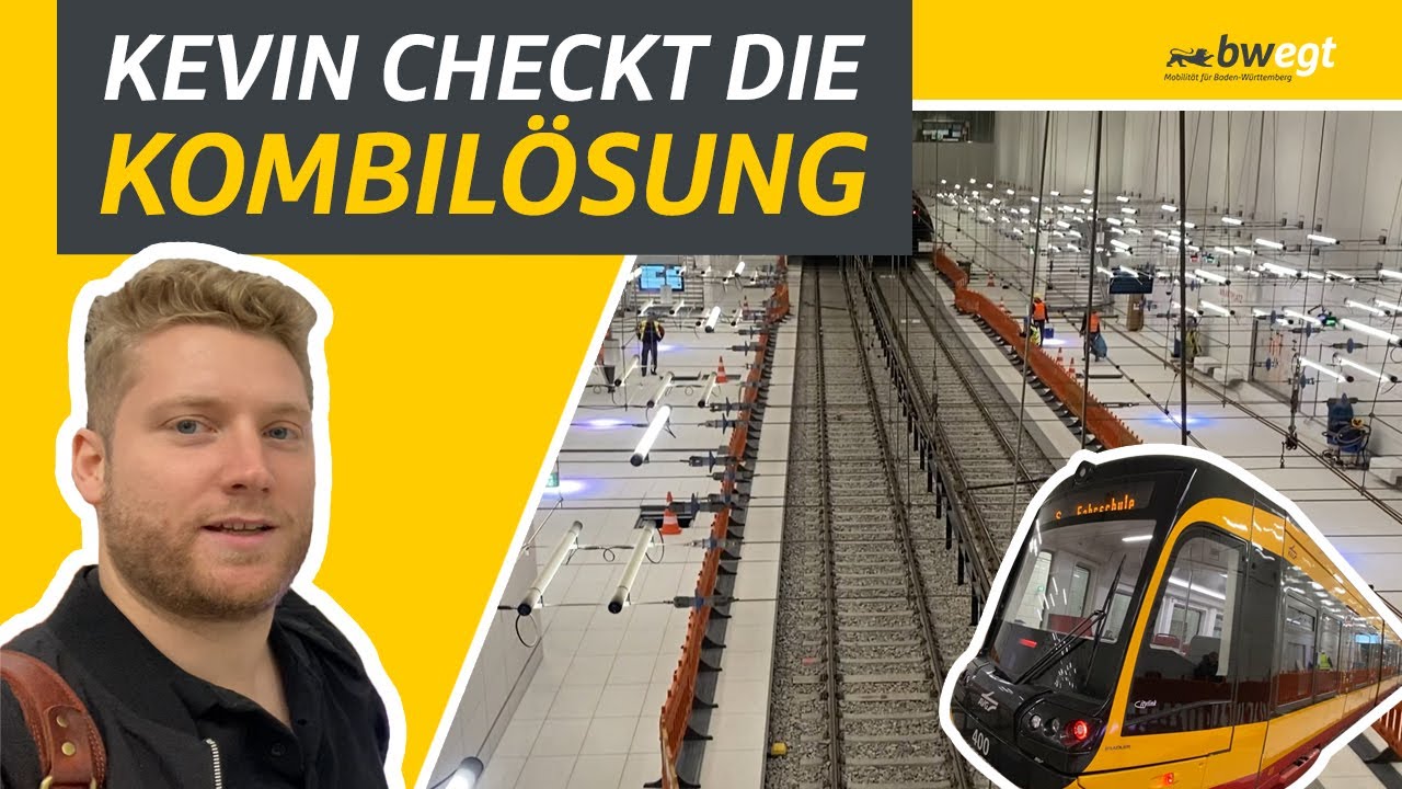 Karlsruher Kombil&ouml;sung &ndash; Kevin checkt den Stadtbahntunnel!