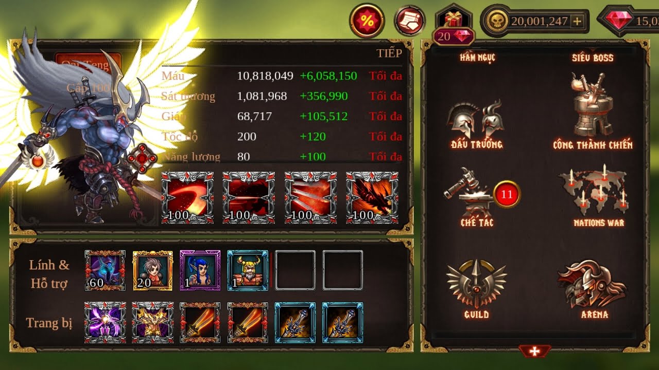 Epic Heroes War |Rv acc Mduc? Của Ytb Mduc Siu vip