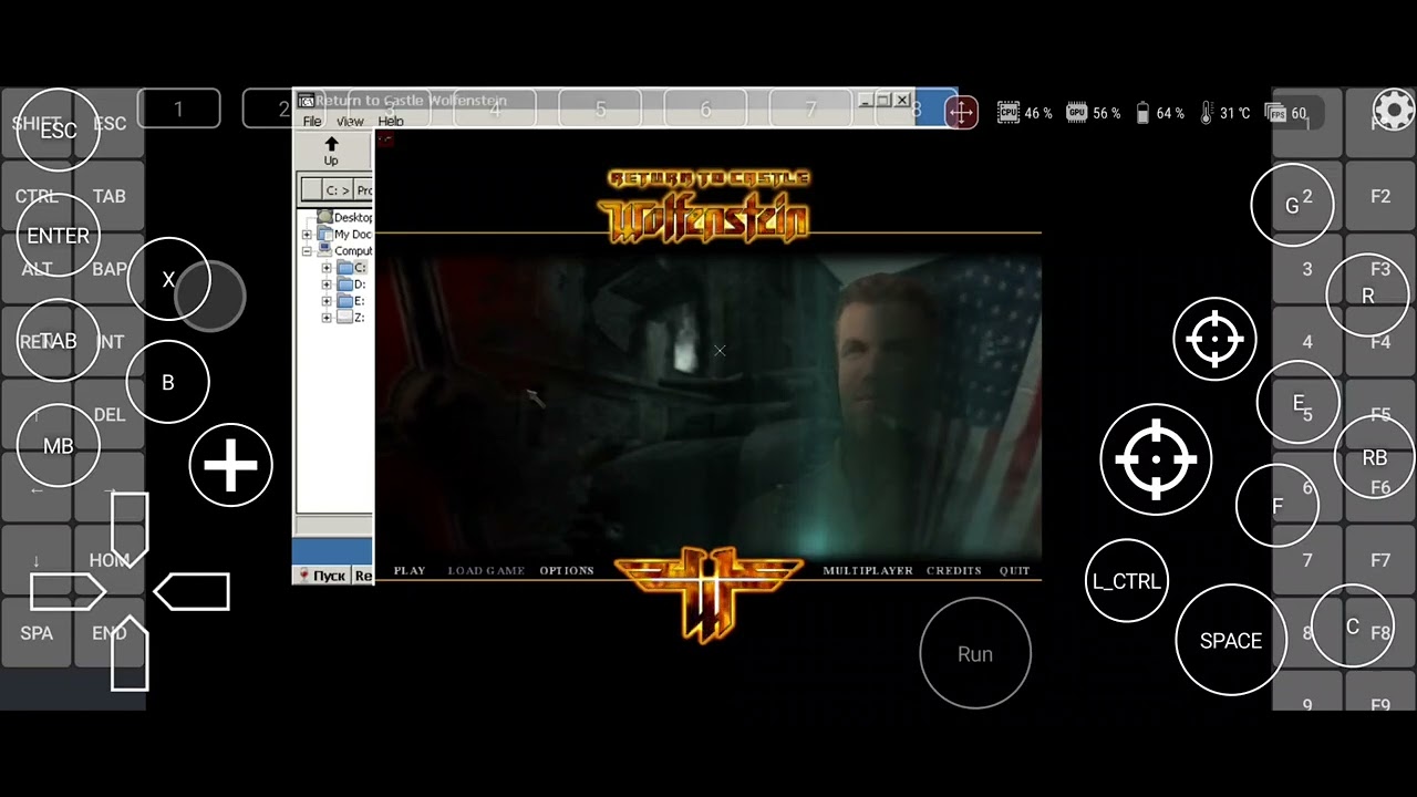 RTCW(iortcw) on wine 3.10 4in1 by alexvorxx & mr.frolof & DotNetBurst (SD888+)