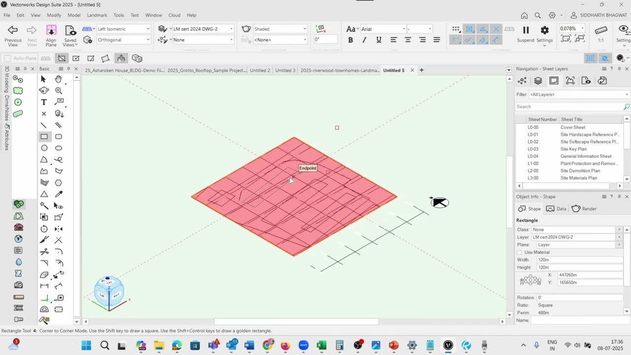 VW Landmark CREATE SITE MODEL COMMAND   CREATE SITE MODEL FROM BOUNDARY