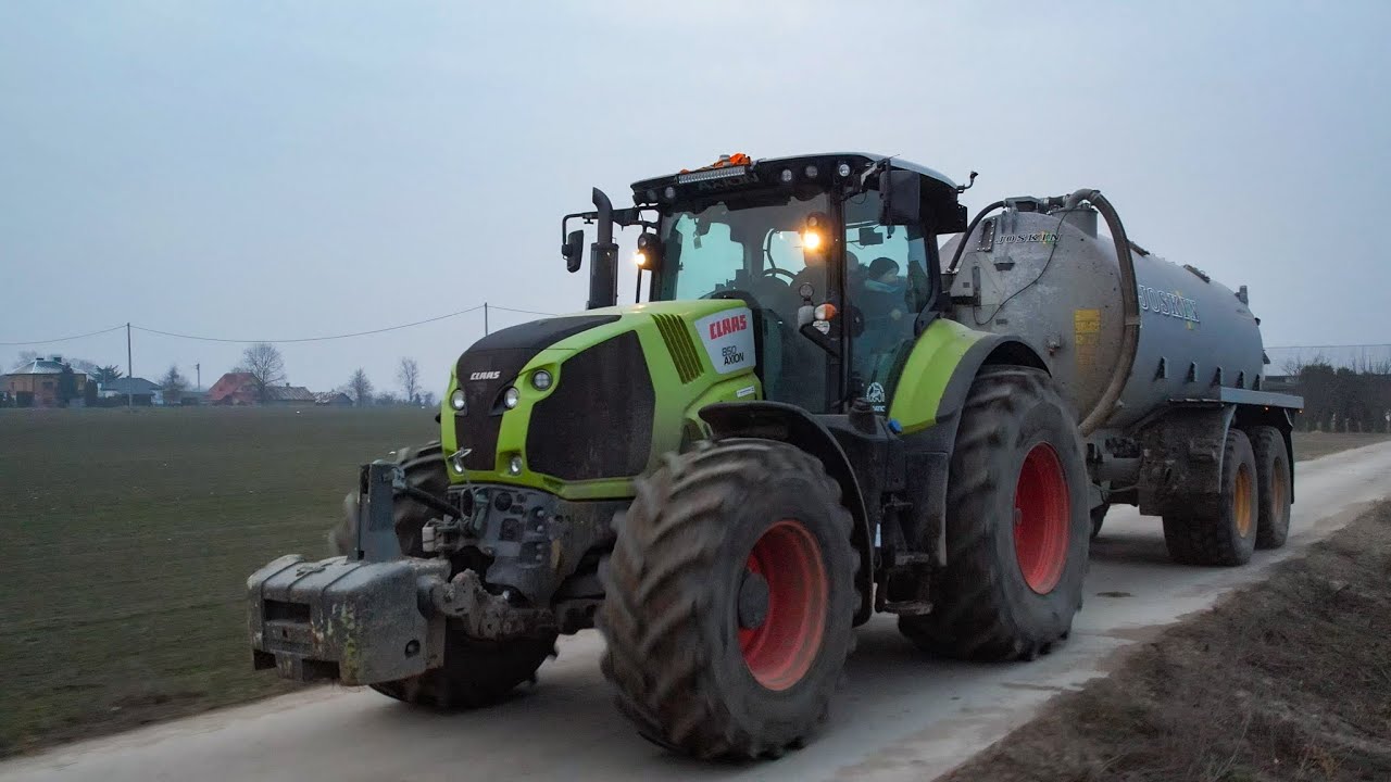 ☆ Rozpoczęcie Sezonu 2025!!! ☆ Gnojowica Na Łąki W GR Frączek ☆ Claas Axion 850 & Joskin Volumetra ☆