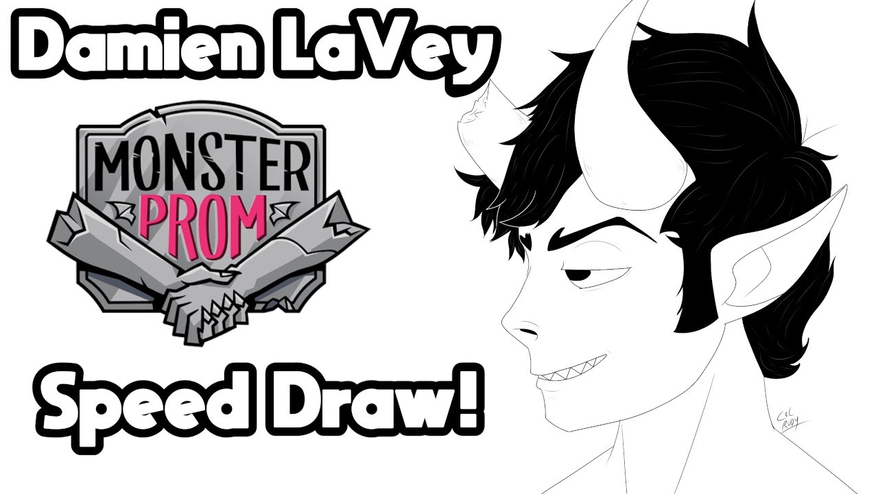 Damien LaVey Speed Draw! | Monster Prom