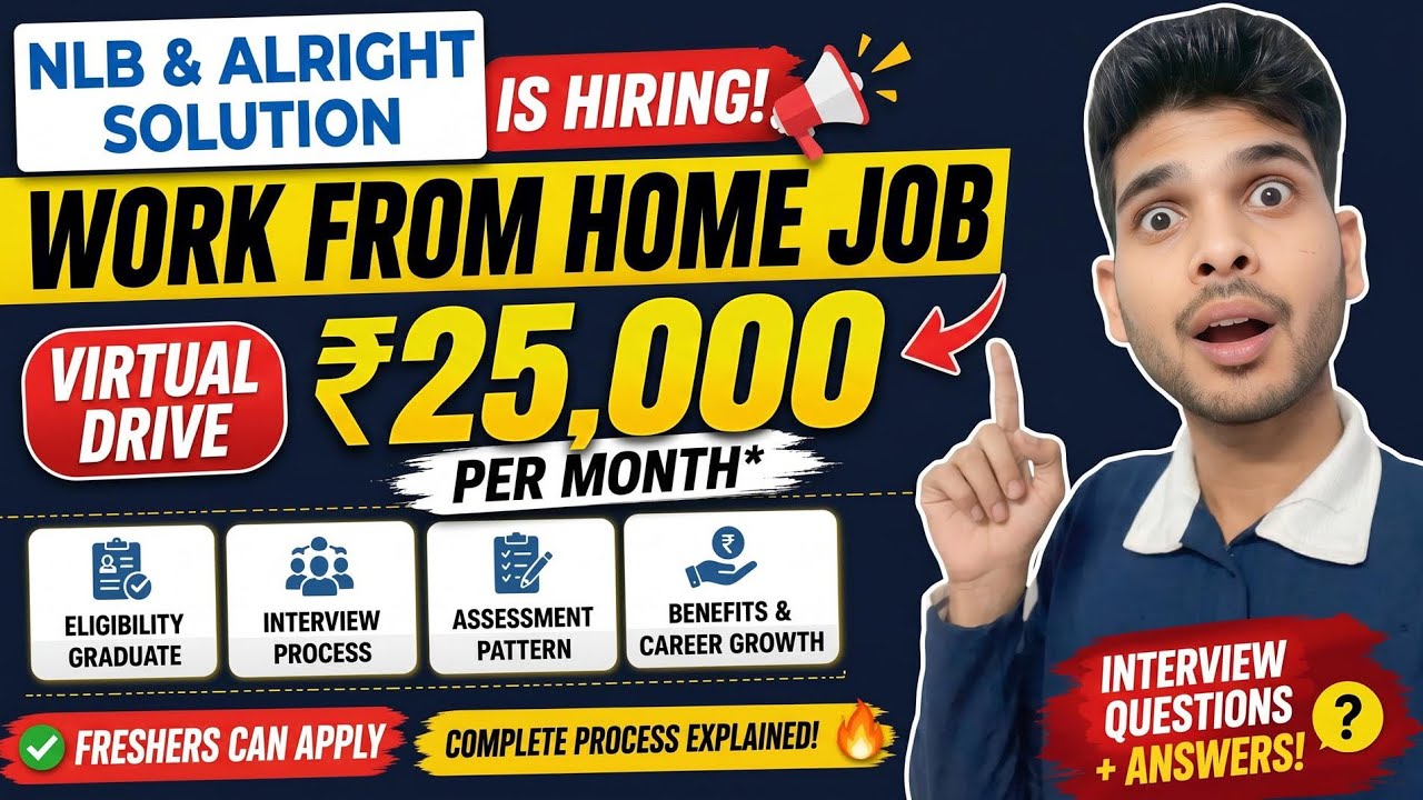 NLB & Alright Solution Walk-in Drive | Work From Home Jobs | The Ravi Vlogs | Walk-in updates 