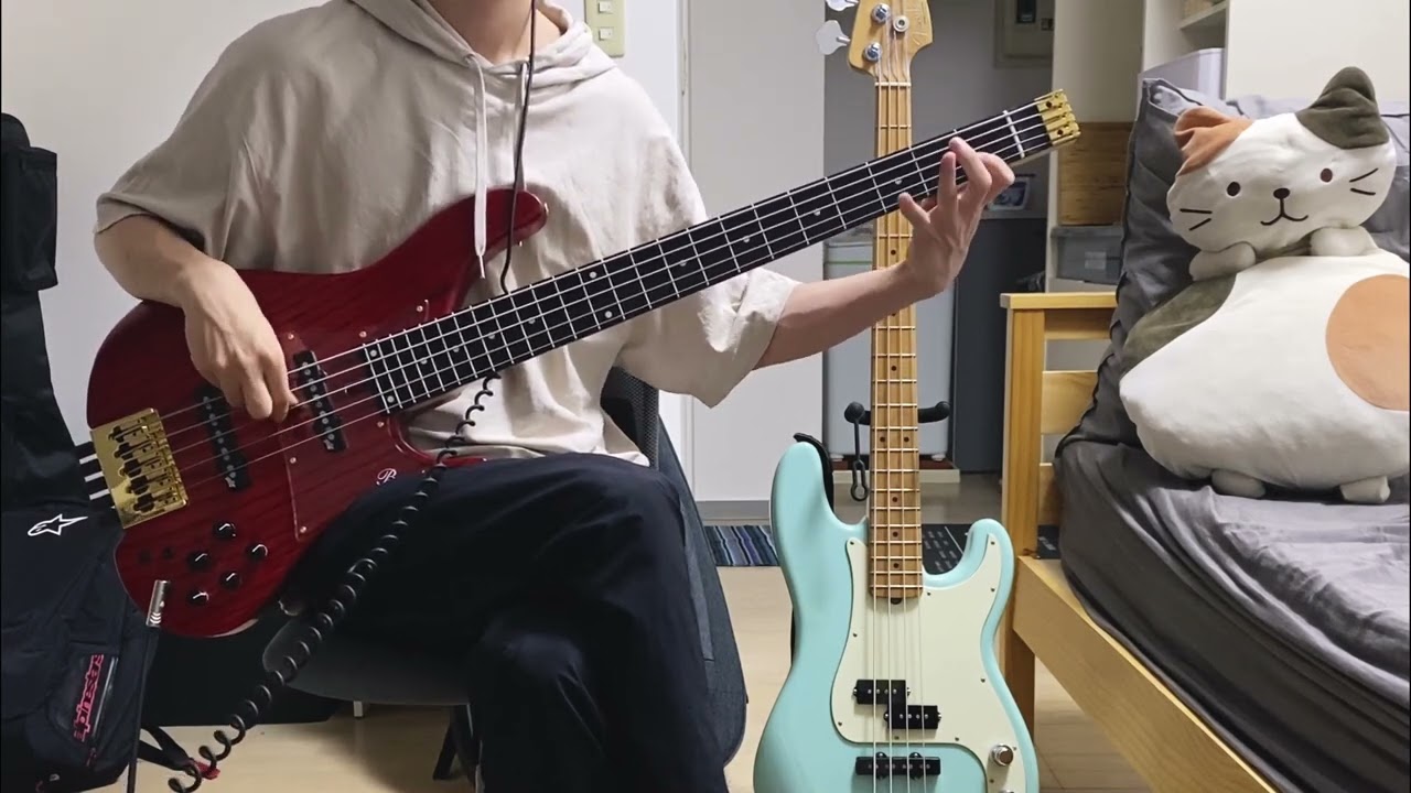 やなぎなぎ「未明の君と薄明の魔法」弾いてみた【ベース】 Bass Cover