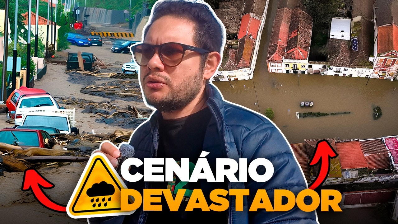 ALERTA VERMELHO: O rastro de destruição das chuvas em Portugal