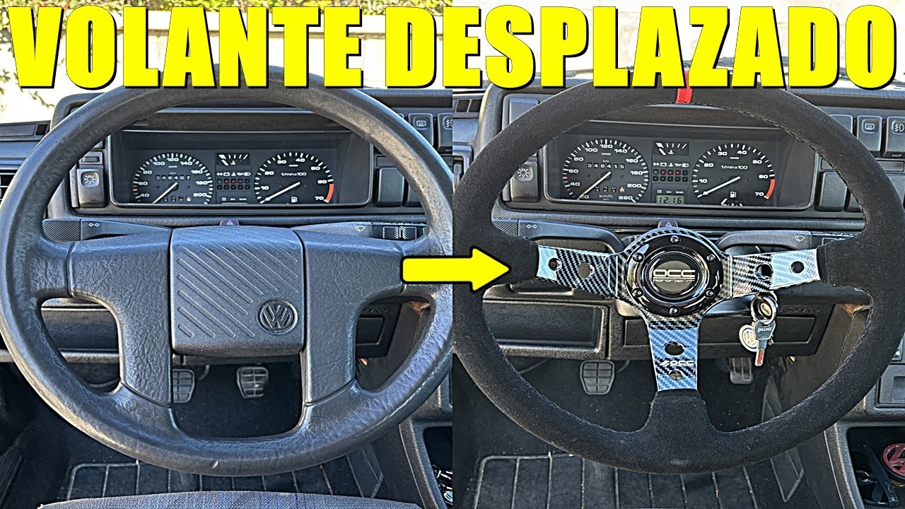 🔴Como MONTAR un VOLANTE DESPLAZADO | GOLF GTI MK2✅