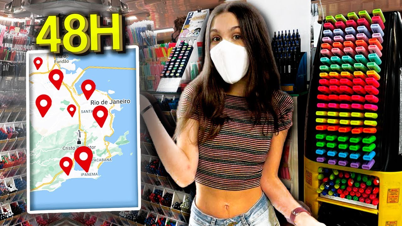 48 HORAS COMPRANDO SÓ NOVIDADES DE MATERIAL ESCOLAR EM LOCAIS DIFERENTES