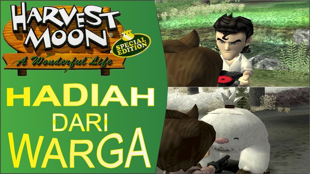 Record atau Piringan Hitam Tahun Pertama - Harvest Moon : A Wonderful Life Special Edition