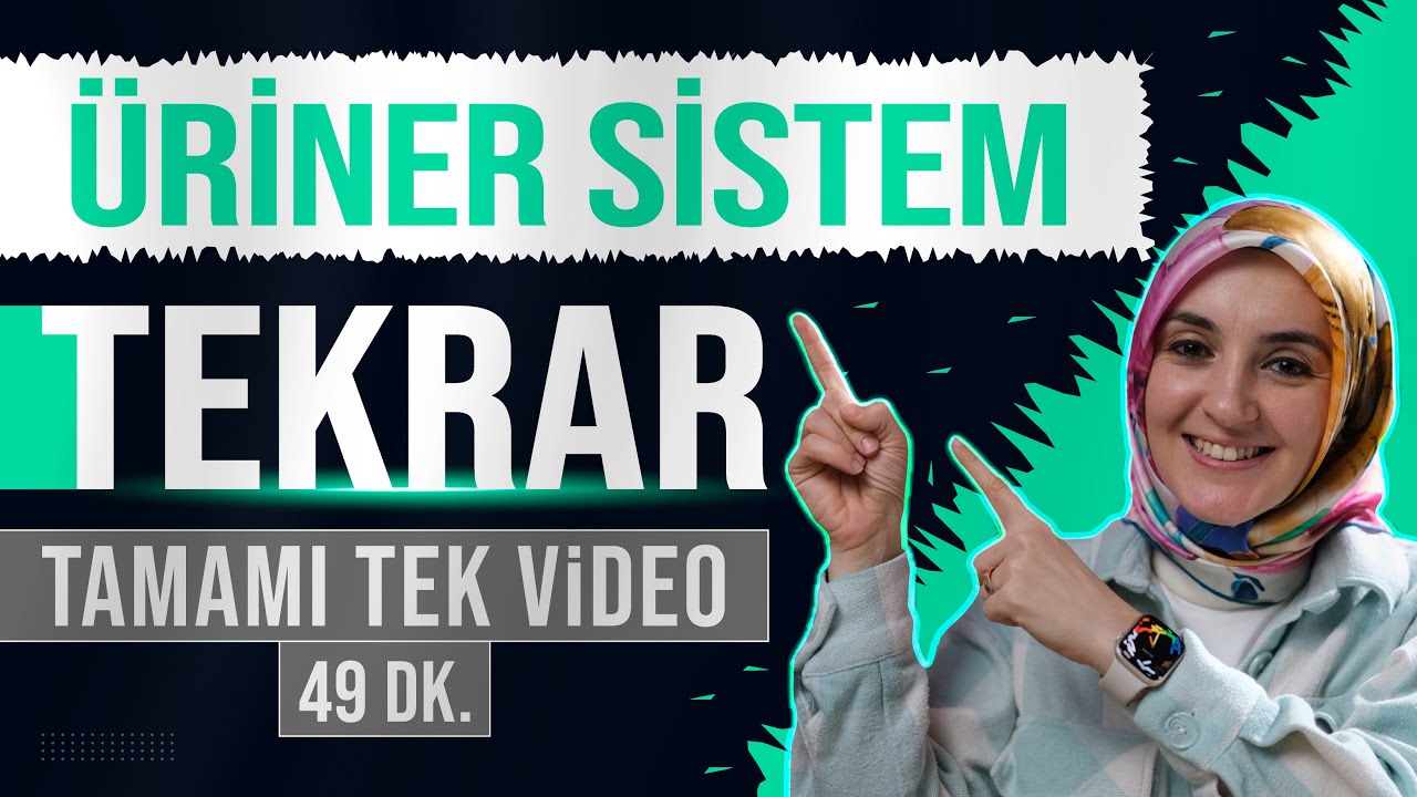 8) Üriner (Boşaltım) Sistemi FULL TEKRAR | 11. Sınıf Biyoloji | AYT Biyoloji Konu Anlatımı 8