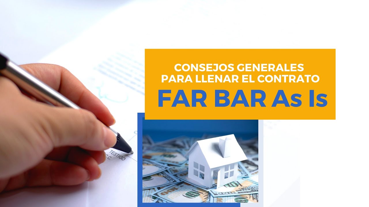 Consejos generales para llenar el contrato Far Bar As As 2020