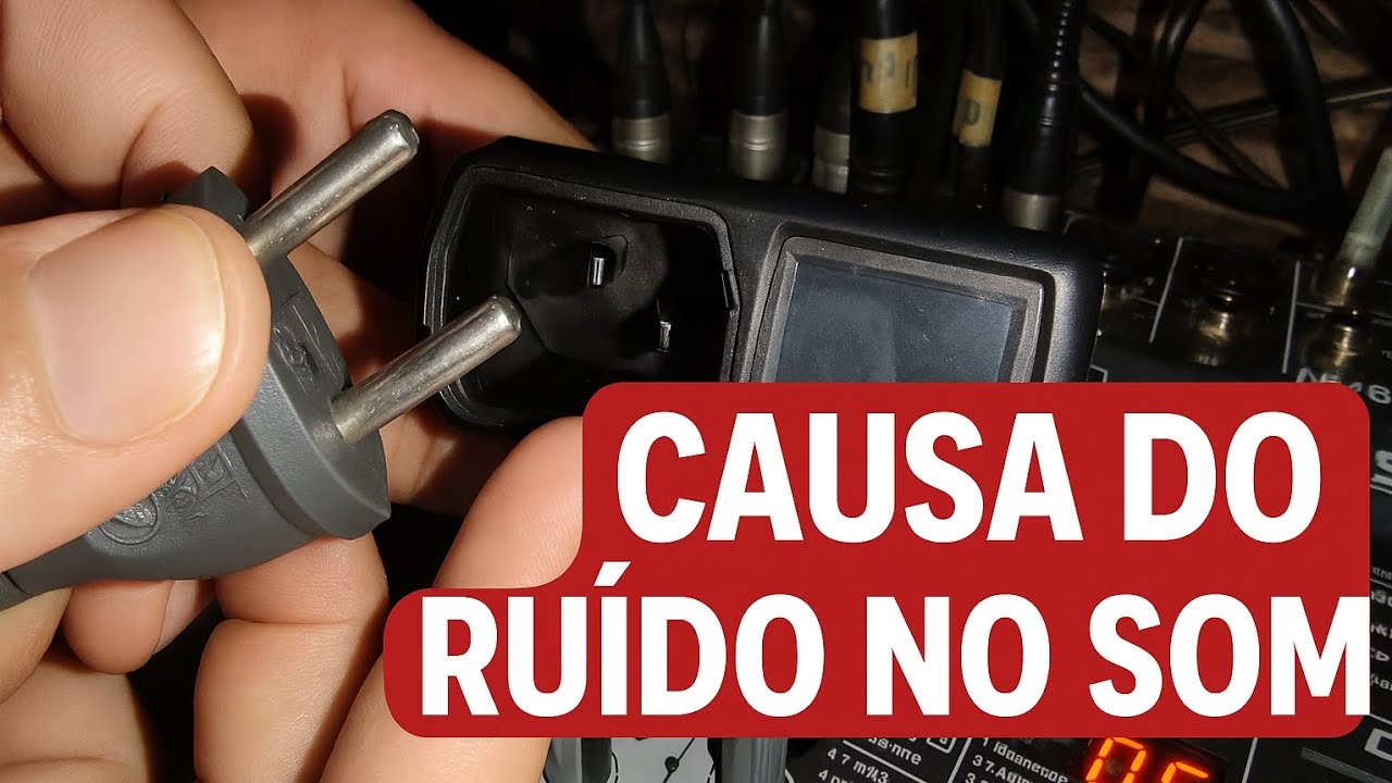 O que Fazer Quando o Som Está Chiando ou com Ruído?