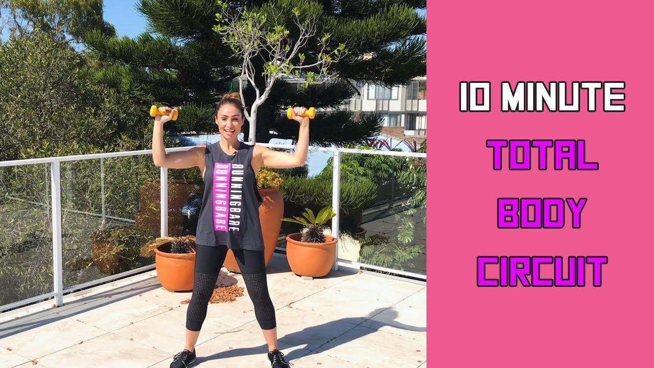 Full Body Circuit WALKOUT - 10 minutes to get a sweat!