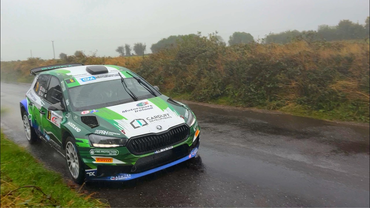 Cork 20 Rally 2024 - Sideways in the Wet!