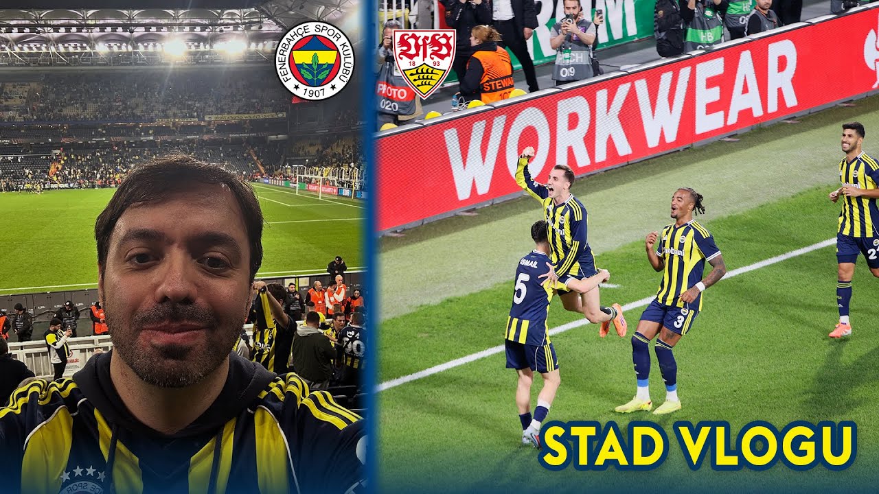 Hırs, Mücadele, Kavga, Bu Maçta Her Şey Var! | Fenerbahçe 1 - 0 VfB Stuttgart | Stadyum Vlogu