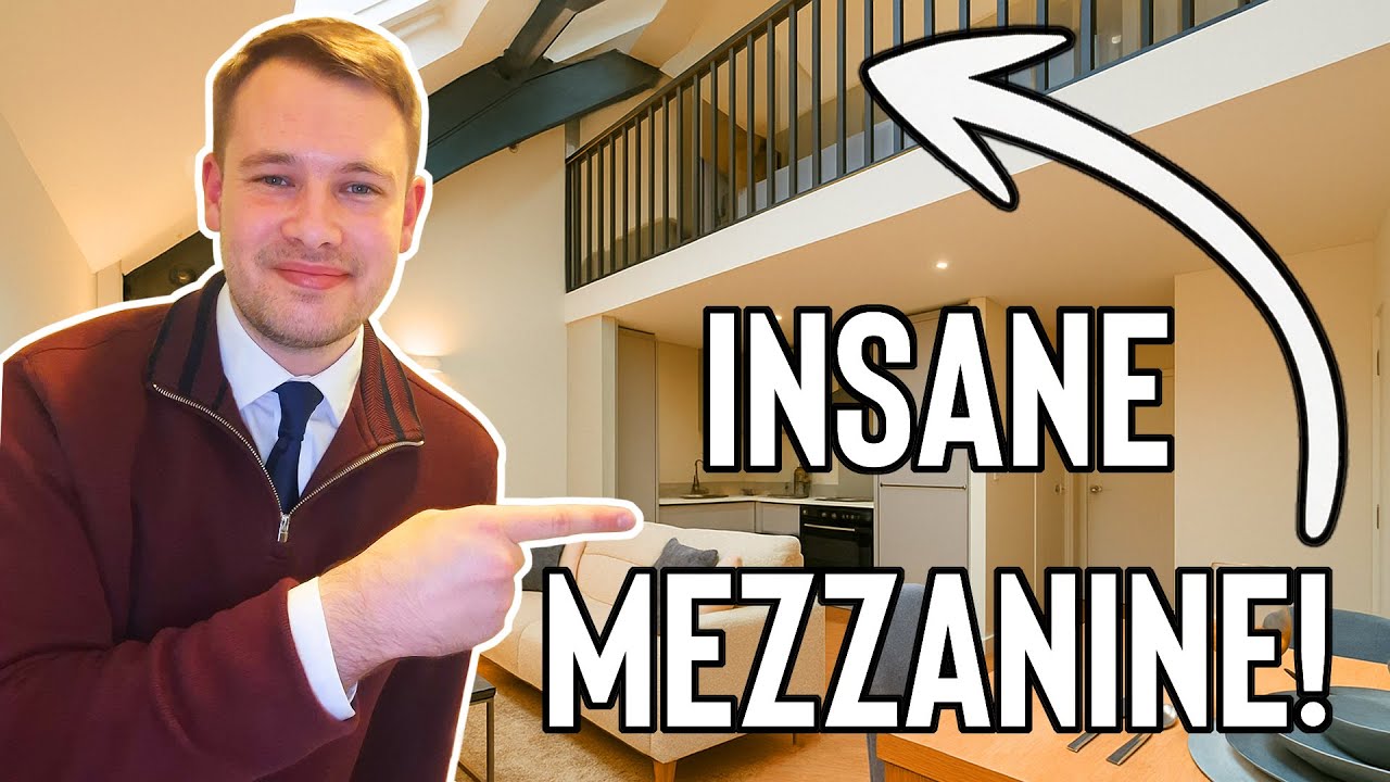 INSANE Leeds City Centre Mezzanine Apartment Tour | Modern City Apartment (Full Walkthrough)