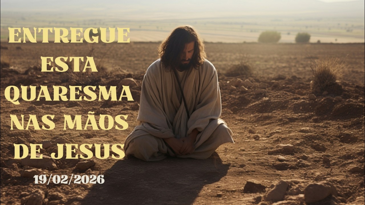 INÍCIO DA QUARESMA 🙏🏼 Comece o Dia com Esta Oração Poderosa de Renovação e Entrega a Deus 19/02/26.