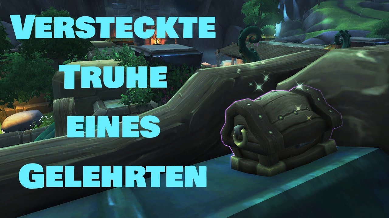 WoW BfA - Versteckte Truhe eines Gelehrten | Sturmsangtal