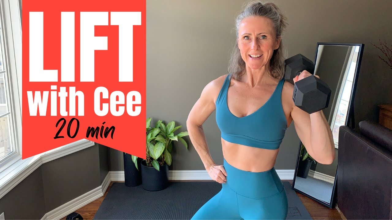 WEIGHT TRAINING workout over 40 female 20min full body FB30