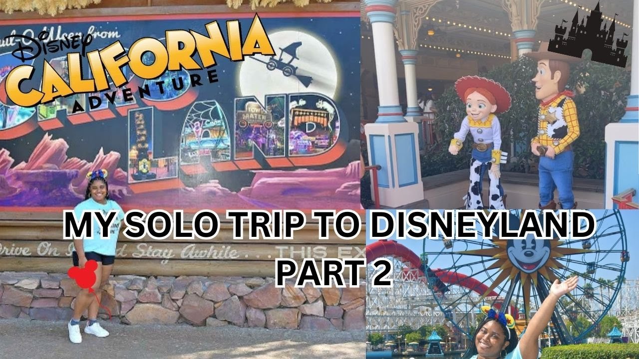 MY SOLO TRIP TO DISNEYLAND PART 3 CALIFORNIA ADVENTURE PARK #disneyland #disney #californiaadventure