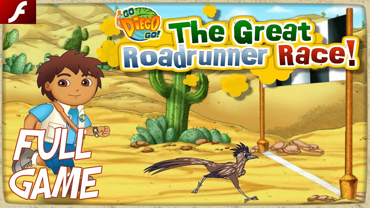 Go, Diego, Go!&trade;: The Great Roadrunner Race! (Flash) - Full Game HD Walkthrough - No Commentary