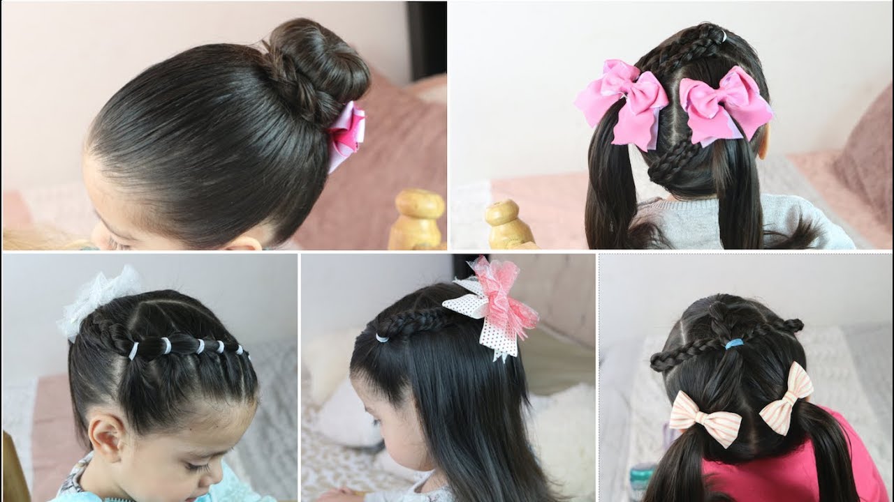 6 PEINADOS SUPER LINDOS l CUTE HAIRSTYLES GIRLS