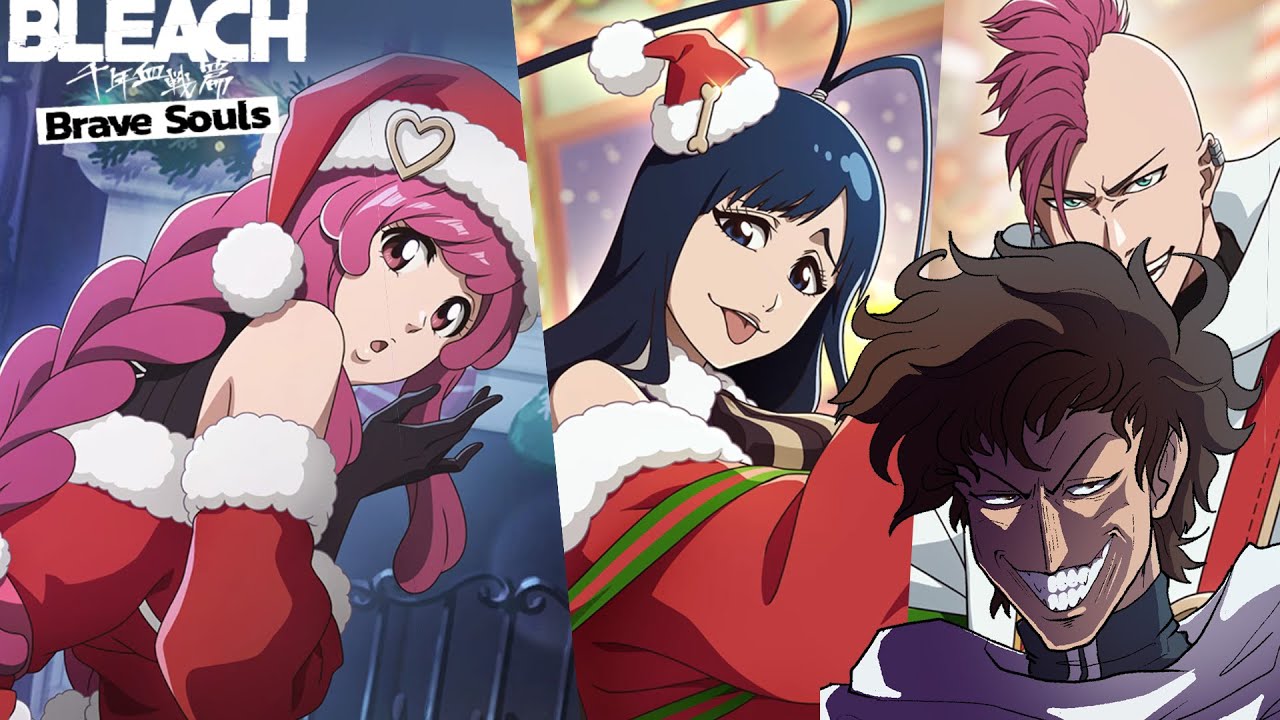 XMAS MENINAS, GISELLE, AND BAZZ-B BANNER!! SHE LOOKS SO DAMN FINE!! | Bleach: Brave Souls