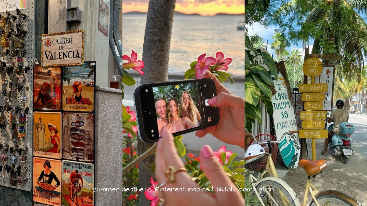 Summer aesthetic Pinterest inspired | Tiktok compilation🥥🌴