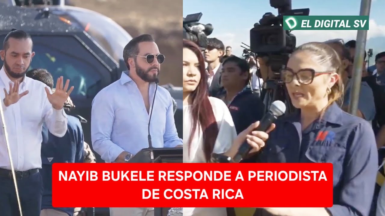 🚨 Nayib Bukele asi respondió a una Periodista COSTARRICENSE y explicó sobre la seguridad en El CECOT