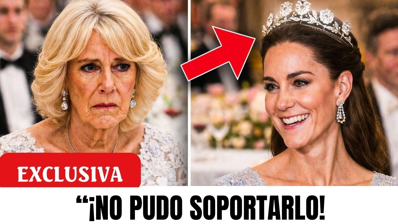 Camilla sin palabras cuando Carlos regala a Catalina la tiara de la difunta reina