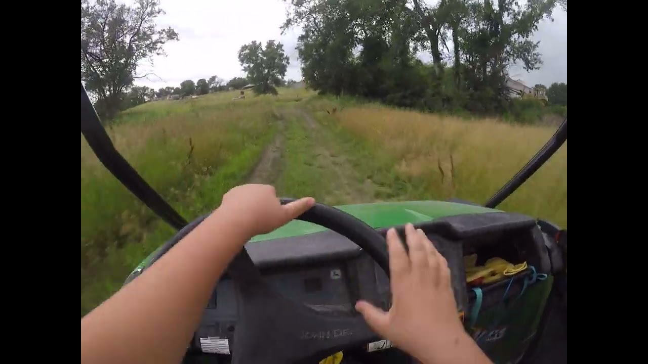 riding my gator with rain