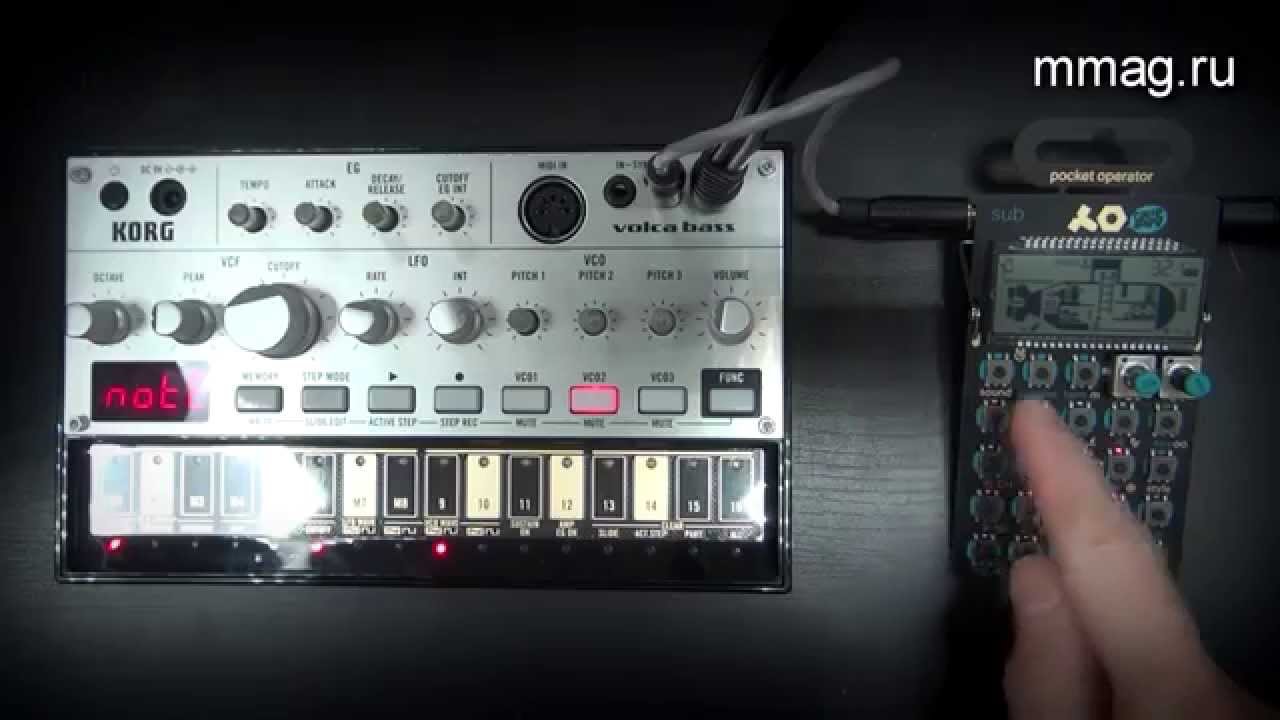 Teenage Engineering PO-14 Sub vs Korg Volca Bass